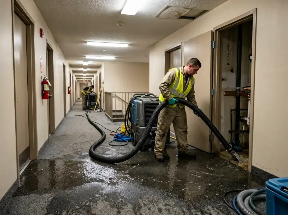 multi-unit-apartment-hallway-f-005 — frequently asked questions, Emergency Burst Pipe Water Extraction & Removal in Battle C…